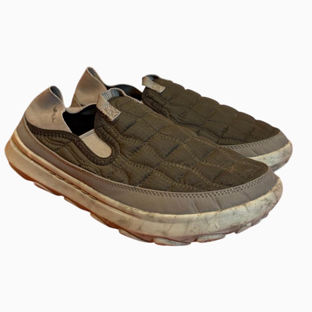 Merrell Women's Hut Moc 2 Quilted Slip-On Shoes Size 8 39 Gray